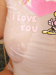 Busty Pam get Shower and orgasm