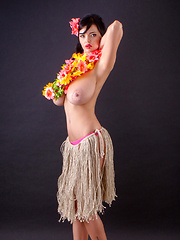 Sha has one of the most incredible slim and stacked frames you will ever see -- in fact she's so amazing that she almost doesn't even look real with that slender bod, curvy hips, perfect round ass and stunningly huge all-natural boobs.